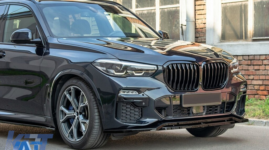 Prelungire Bara Fata compatibil cu BMW X5 G05 M-Package (2018-2022) M Sport Negru Lucios