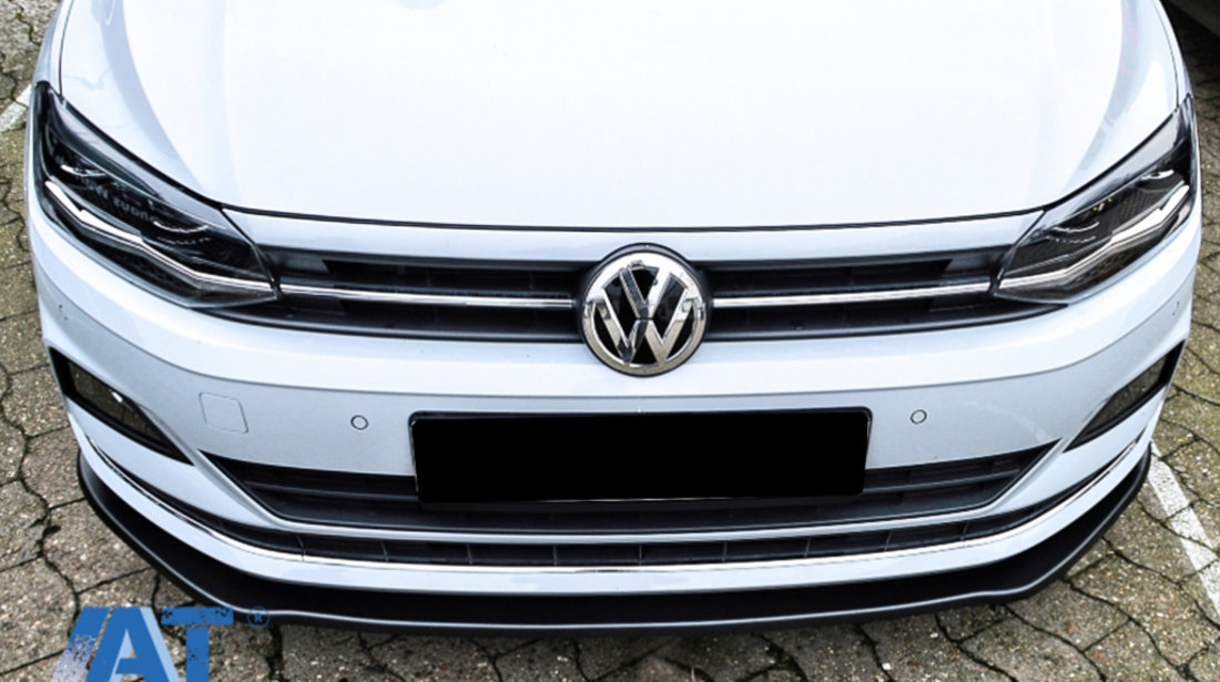 Prelungire Bara Fata compatibil cu VW Polo AW MK6 (2018-up) Negru Lucios