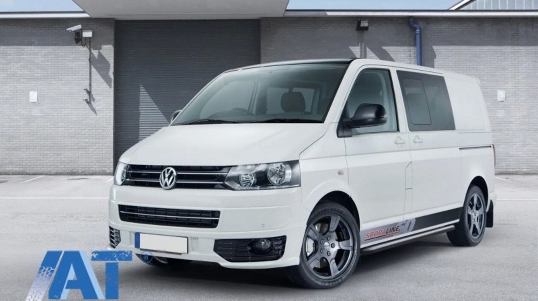 Prelungire Bara Fata compatibil cu VW Transporter Multivan Caravelle T5 T5.1 Facelift (2010-2015) Sportline