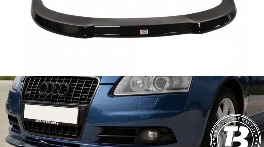 Prelungire Bara Fata Lip compatibila cu AUDI A6 S-LINE C6 (05-08) Maxton Design