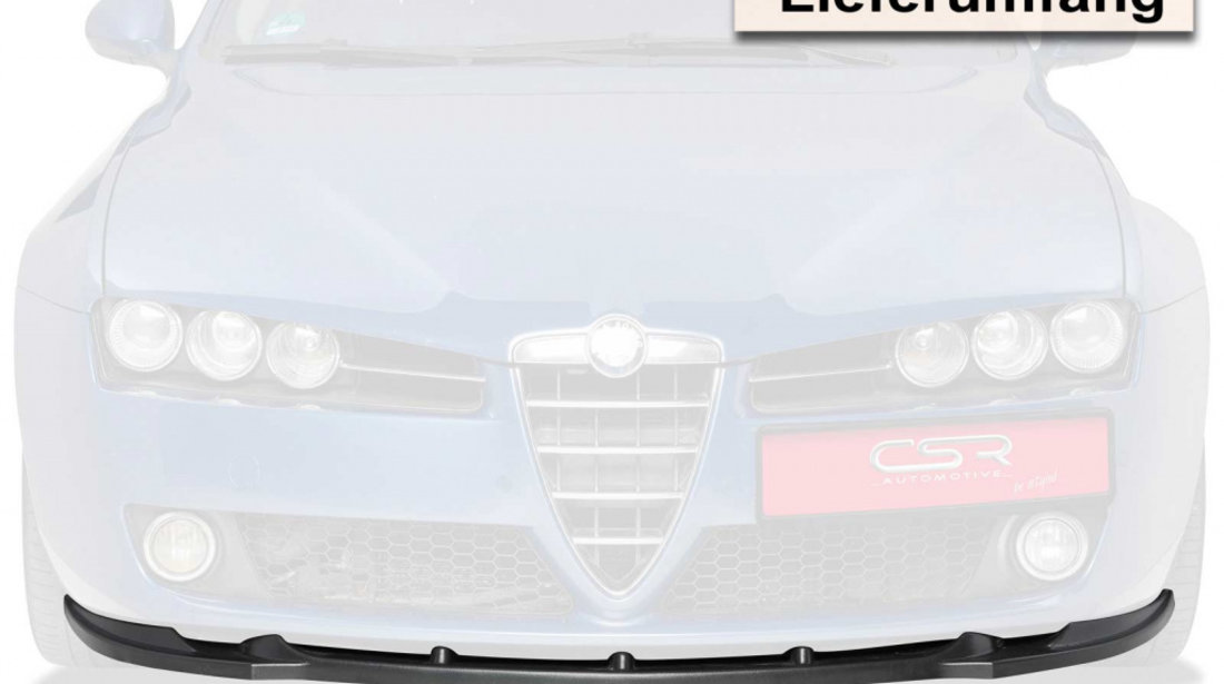 Prelungire Bara Fata Lip Spoiler Alfa Romeo 159 2005-2011 CSR-CSL072 Plastic ABS