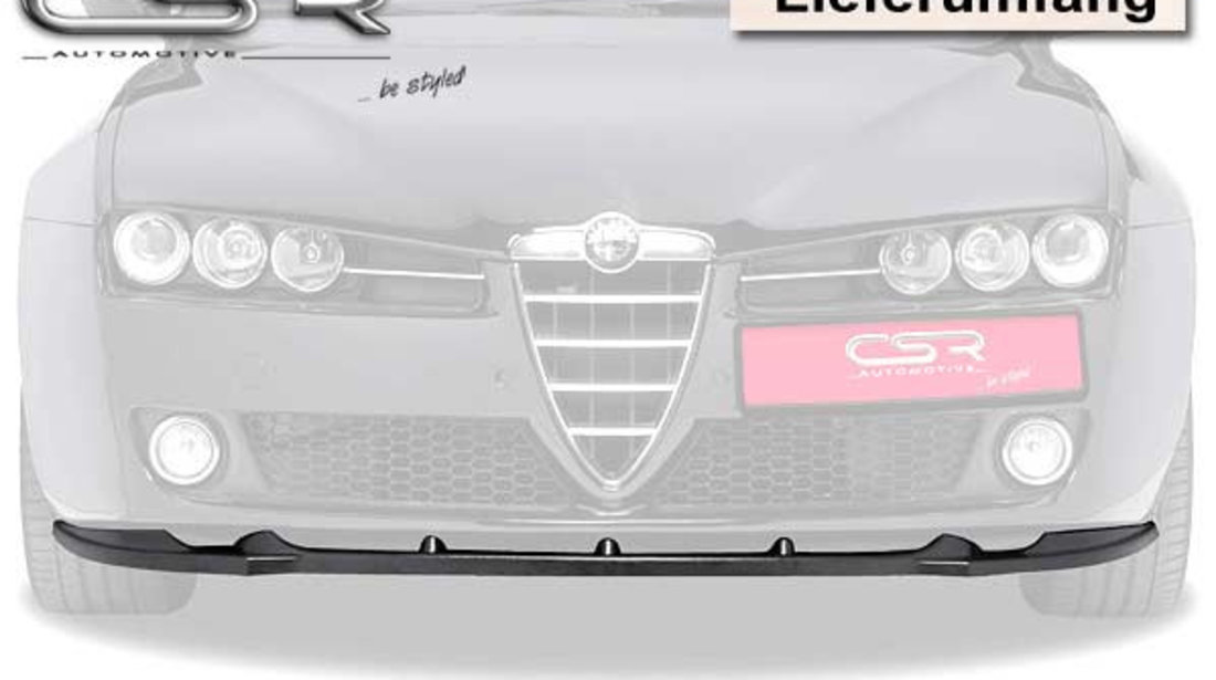 Prelungire Bara Fata Lip Spoiler Alfa Romeo 159 toate modelele 2005-2011 CSR-CSL089 Plastic ABS