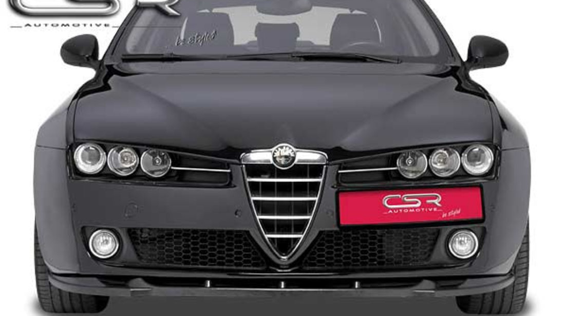 Prelungire Bara Fata Lip Spoiler Alfa Romeo 159 toate modelele 2005-2011 CSR-CSL089 Plastic ABS