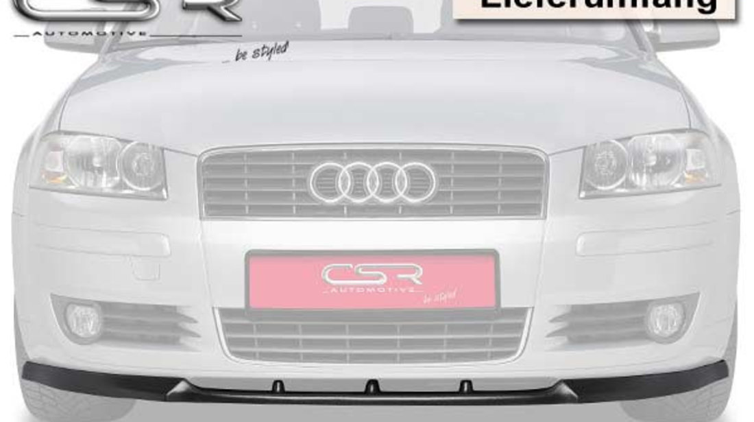 Prelungire Bara Fata Lip Spoiler Audi A3 8P 8PA nicht passend pentru S3 2003-2008 CSR-CSL043-C Plastic ABS carbon look