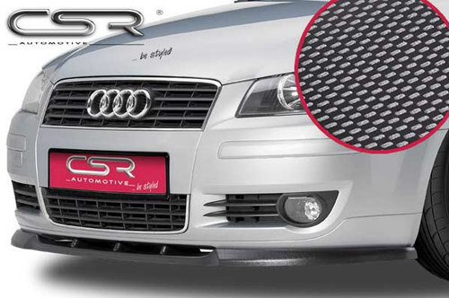 Prelungire Bara Fata Lip Spoiler Audi A3 8P 8PA nicht passend pentru S3 2003-2008 CSR-CSL043-C Plast...