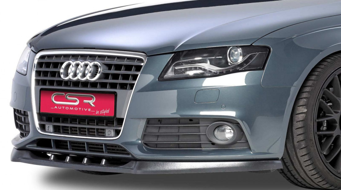 Prelungire Bara Fata Lip Spoiler Audi A4 B8 in afara de S/RS 2007-11/2011 CSR-CSL066 Plastic ABS