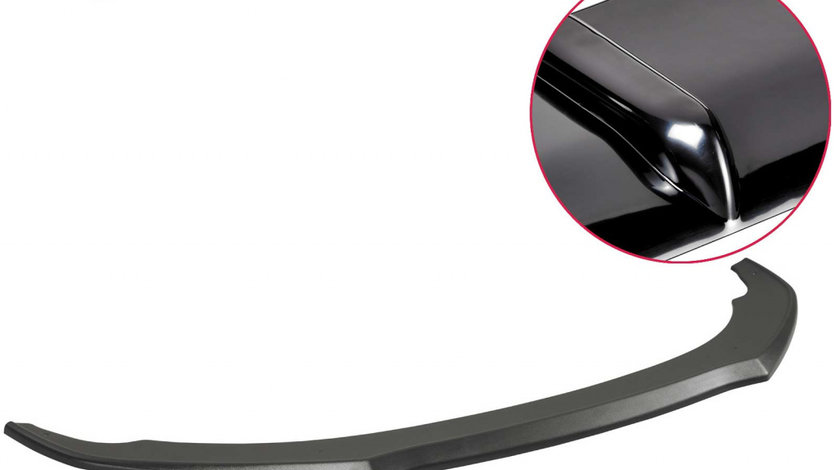 Prelungire Bara Fata Lip Spoiler Audi A7 numai S-Line, in afara de S/RS 5/2014- CSR-CSL165-G Plastic ABS negru lucios