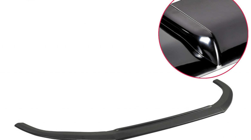 Prelungire Bara Fata Lip Spoiler Audi S3 8V limuzina/Cabrio ab 2013 CSR-CSL141-G Plastic ABS negru lucios