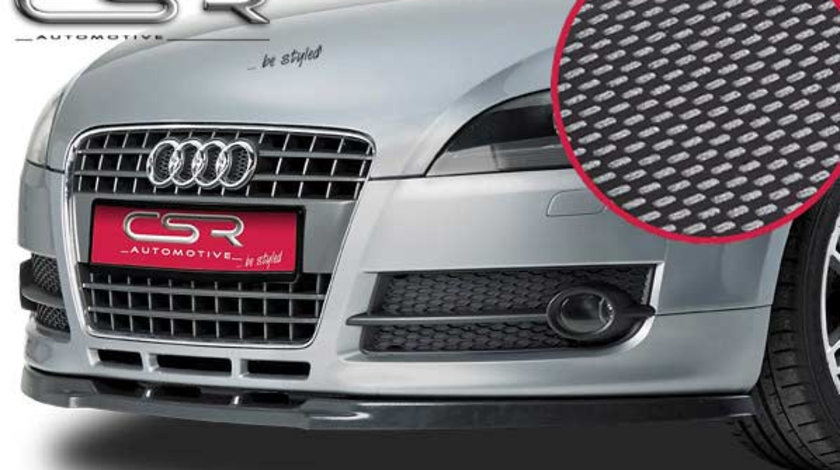 Prelungire Bara Fata Lip Spoiler Audi TT 8J toate modelele in afara de TTS/TTRS ab 2006 CSR-CSL012-C Plastic ABS carbon look