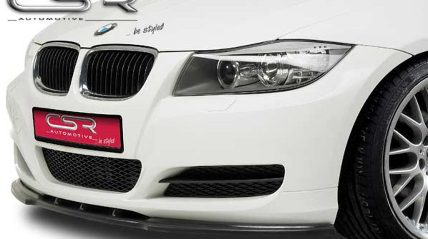 Prelungire Bara Fata Lip Spoiler BMW seria 3 E90 LCI, E91 LCI limuzina/Touring 2008-2012 CSR-CSL003 Plastic ABS