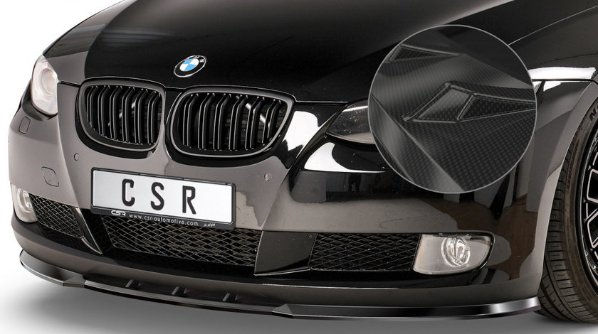 Prelungire Bara Fata Lip Spoiler BMW seria 3 E92/E93 toate modelele in afara de M3/M-Paket 2006-2010 CSR-CSL013-C Plastic ABS carbon look