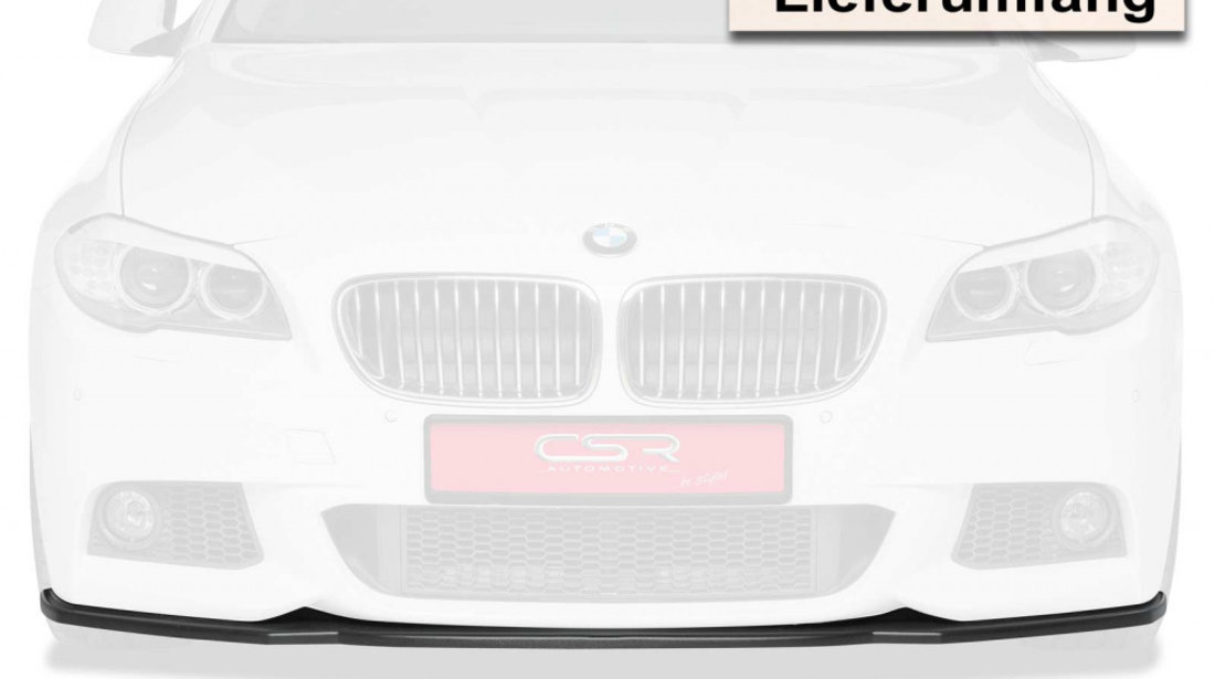 Prelungire Bara Fata Lip Spoiler BMW seria 5 F10/F11 limuzina/Touring ab 01/2010 CSR-CSL159-G Plastic ABS negru lucios