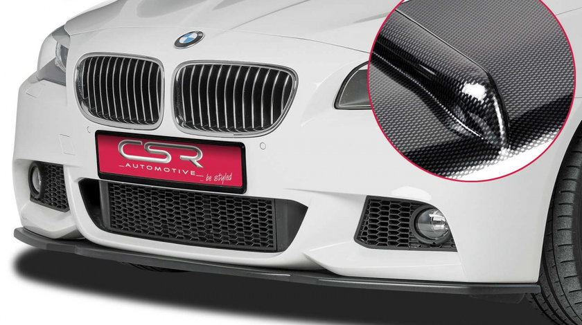 Prelungire Bara Fata Lip Spoiler BMW seria 5 F10/F11 limuzina/Touring ab 01/2010 CSR-CSL159-C Plastic ABS carbon look