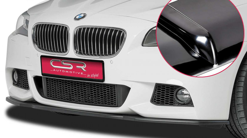 Prelungire Bara Fata Lip Spoiler BMW seria 5 F10/F11 limuzina/Touring ab 01/2010 CSR-CSL159-G Plastic ABS negru lucios