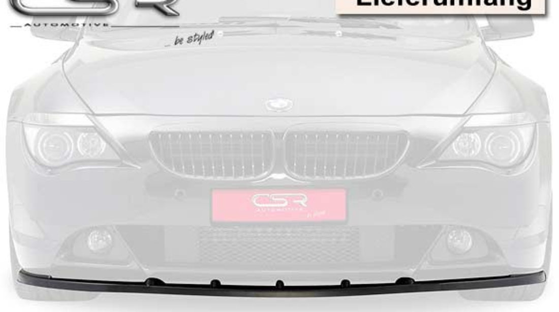 Prelungire Bara Fata Lip Spoiler BMW seria 6 E63/E64 toate modelele in afara de M/M-Paket 2003-9/2007 CSR-CSL017-C Plastic ABS carbon look