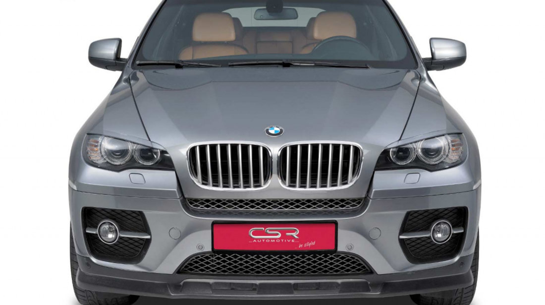 Prelungire Bara Fata Lip Spoiler BMW X6 E71 toate modelele in afara de M-Paket/M 2008-7/2012 CSR-CSL086 Plastic ABS