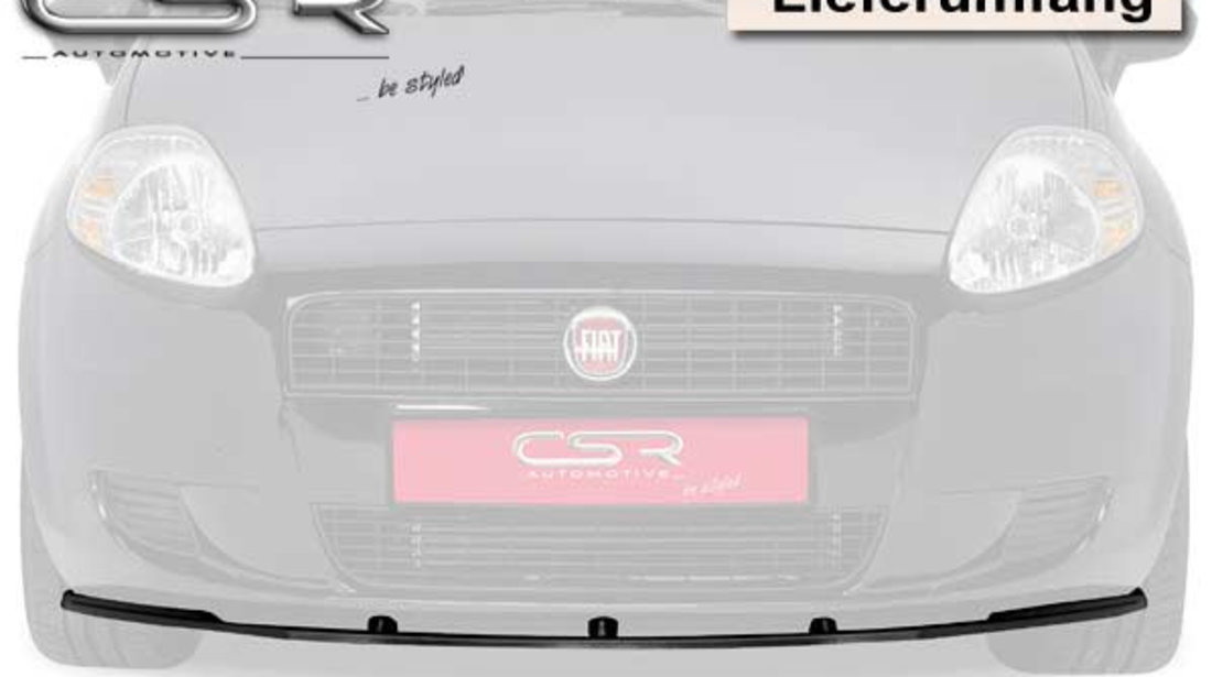 Prelungire Bara Fata Lip Spoiler Fiat Grande Punto in afara de EVO/Abbarth 9/2005- CSR-CSL057 Plastic ABS