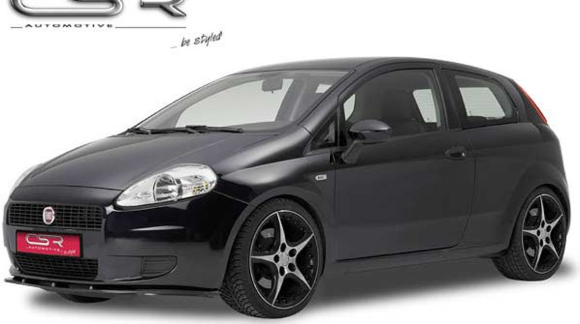 Prelungire Bara Fata Lip Spoiler Fiat Grande Punto in afara de EVO/Abbarth 9/2005- CSR-CSL057 Plastic ABS