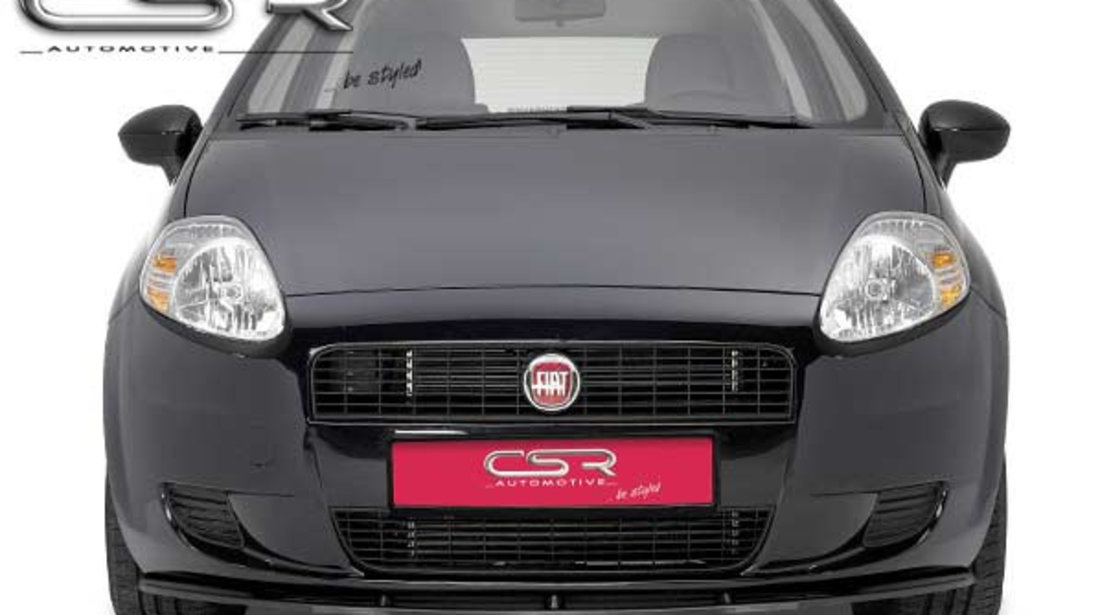 Prelungire Bara Fata Lip Spoiler Fiat Grande Punto in afara de EVO/Abbarth 9/2005- CSR-CSL057 Plastic ABS