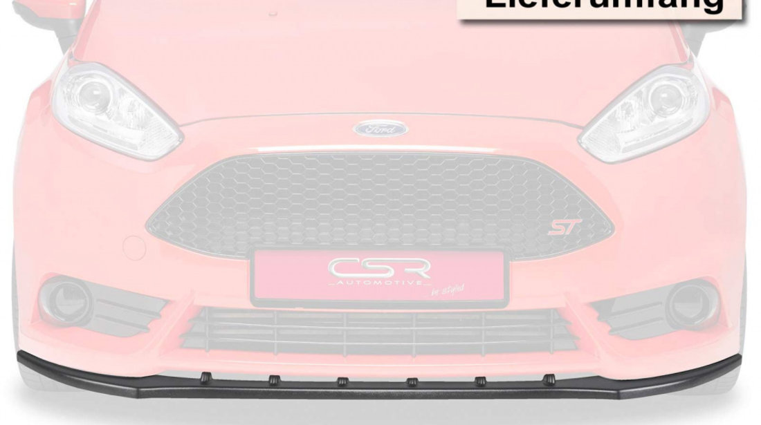 Prelungire Bara Fata Lip Spoiler Ford Fiesta MK7 ST ab 2013 CSR-CSL104-C Plastic ABS carbon look