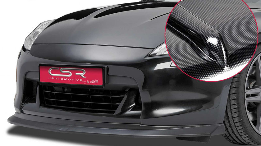 Prelungire Bara Fata Lip Spoiler Nissan 370Z Z34 toate modelele 2008-2013 CSR-CSL166-C Plastic ABS carbon look