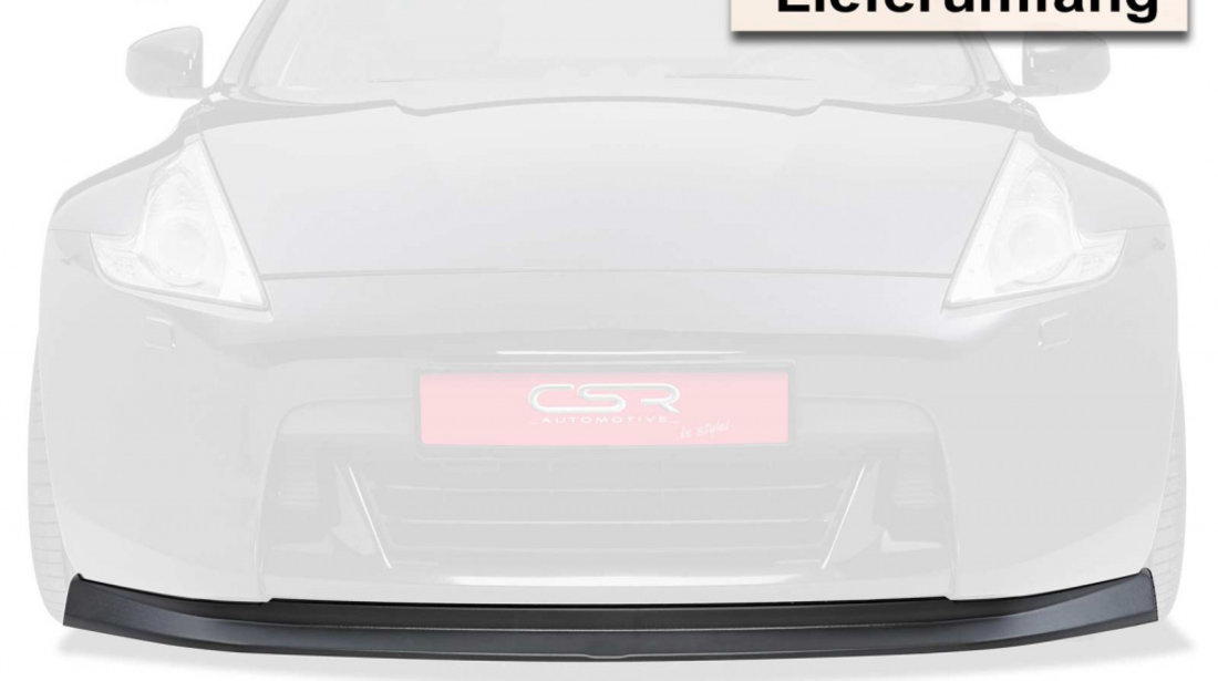 Prelungire Bara Fata Lip Spoiler Nissan 370Z Z34 toate modelele 2008-2013 CSR-CSL166 Plastic ABS