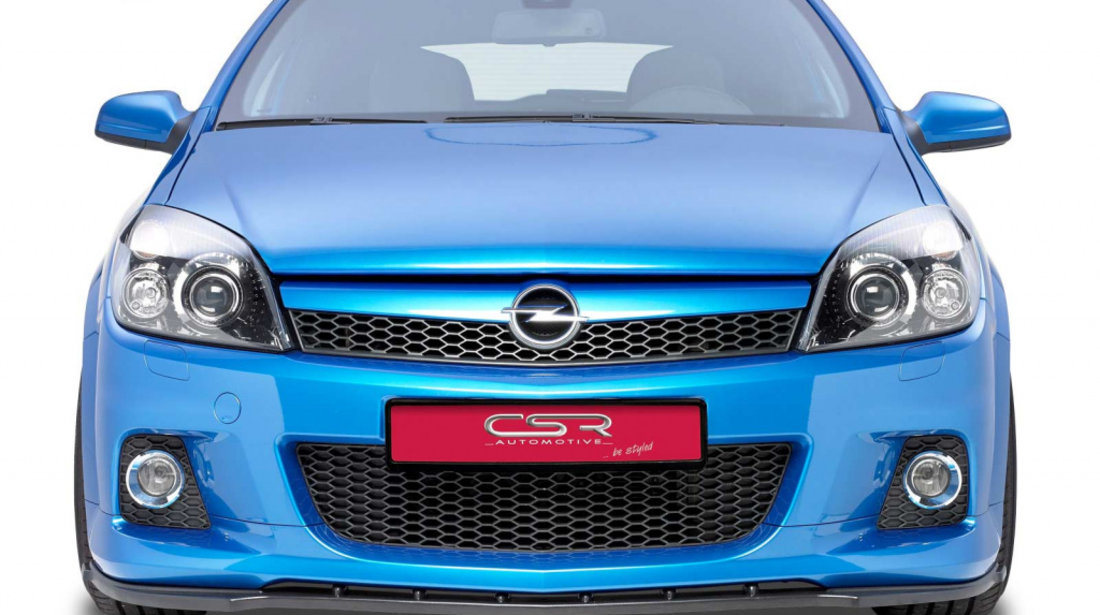 Prelungire Bara Fata Lip Spoiler Opel Astra H OPC 2004-2010 CSR-CSL056-G Plastic ABS negru lucios