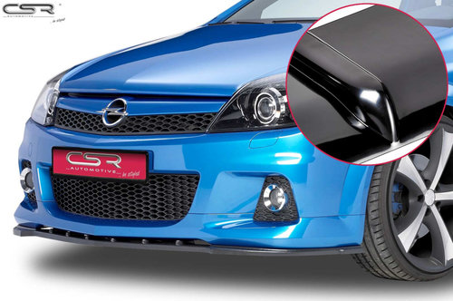 Prelungire Bara Fata Lip Spoiler Opel Astra H OPC 2004-2010 CSR-CSL056-G Plastic ABS negru lucios