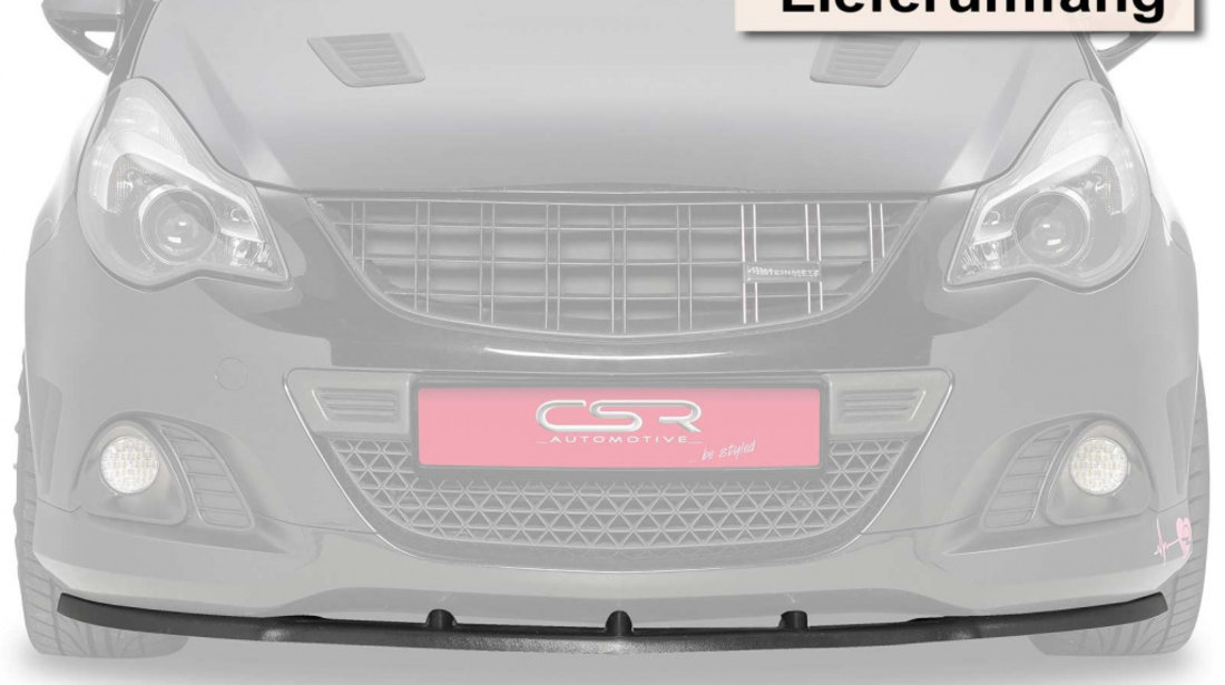 Prelungire Bara Fata Lip Spoiler Opel Corsa D OPC 2006-2014 CSR-CSL129-C Plastic ABS carbon look