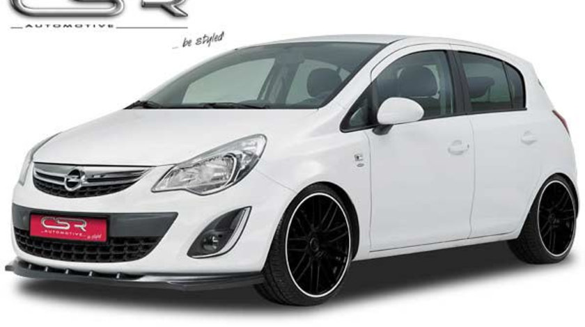Prelungire Bara Fata Lip Spoiler Opel Corsa D toate modelele in afara de GSI/OPC ab 2010 CSR-CSL021 Plastic ABS