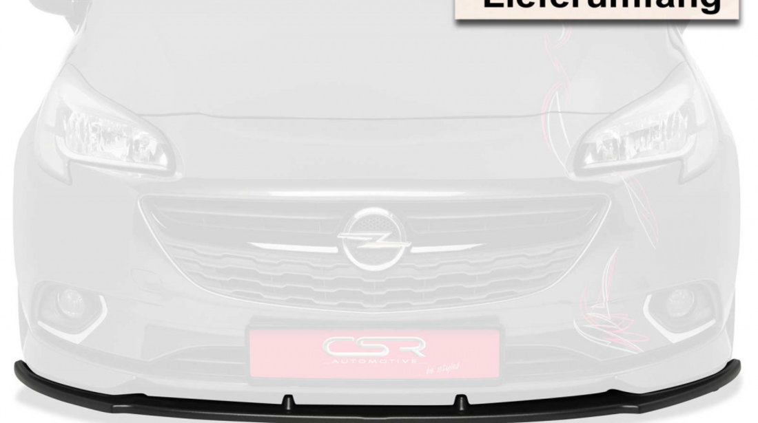 Prelungire Bara Fata Lip Spoiler Opel Corsa E OPC / VXR 2014- CSR-CSL154-C Plastic ABS carbon look