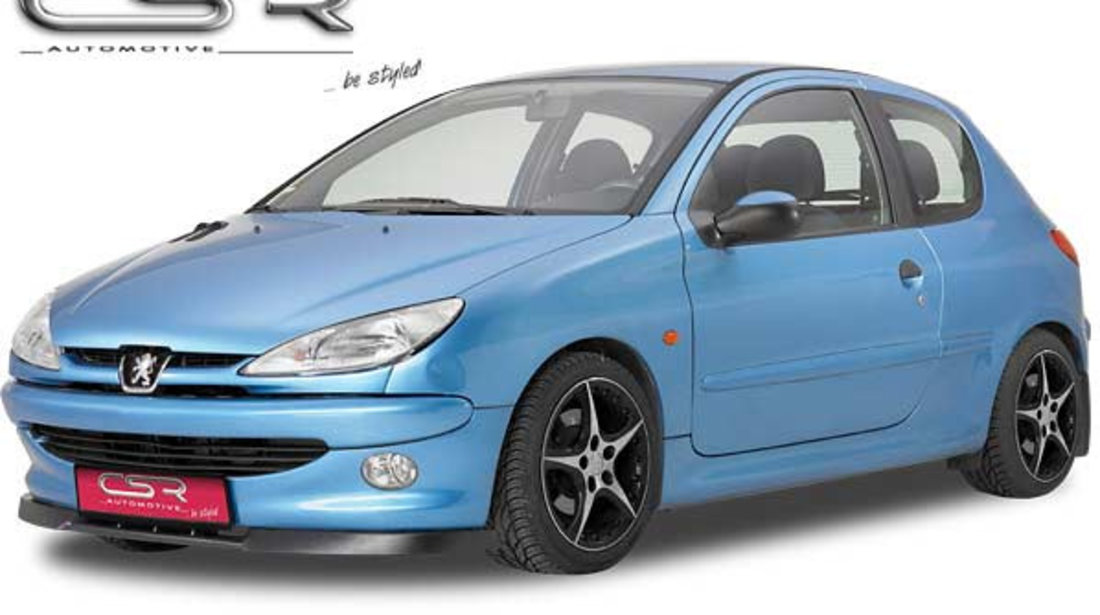 Prelungire Bara Fata Lip Spoiler Peugeot 206 numai passend an CC, RC, GTI, S16, XSI, XS, SPORT 1998-2007 CSR-CSL045 Plastic ABS