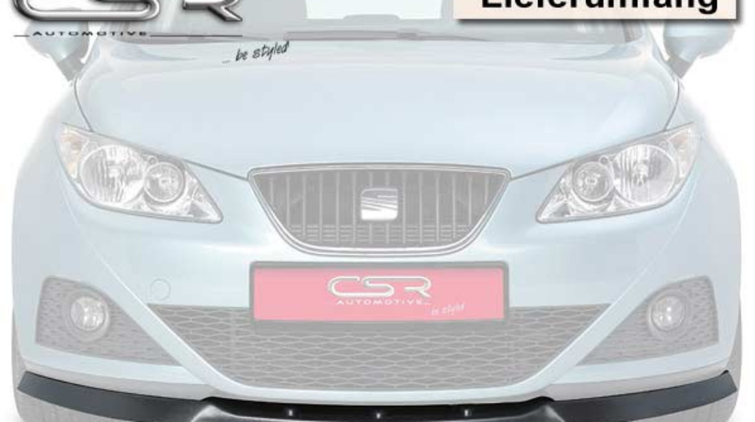 Prelungire Bara Fata Lip Spoiler Seat Ibiza 6J toate modelele in afara de Cupra/FR/ 2008-2012 CSR-CSL023 Plastic ABS