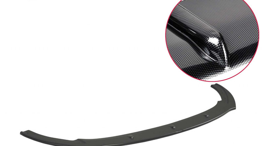 Prelungire Bara Fata Lip Spoiler Seat Ibiza IV 6J Cupra ab 2013 CSR-CSL142-C Plastic ABS carbon look