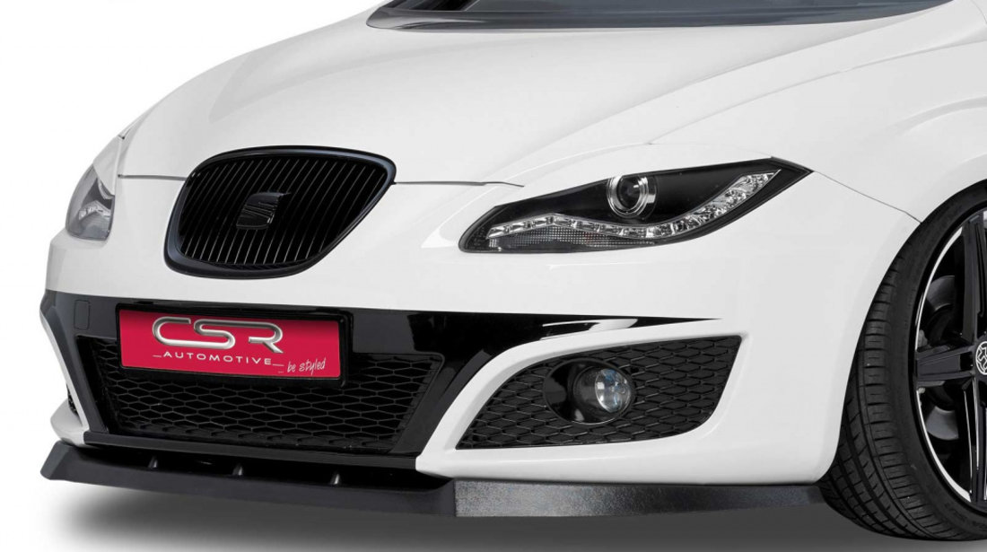 Prelungire Bara Fata Lip Spoiler Seat Leon 1P in afara de FR/Cupra/Copa 2009-2012 CSR-CSL090 Plastic ABS