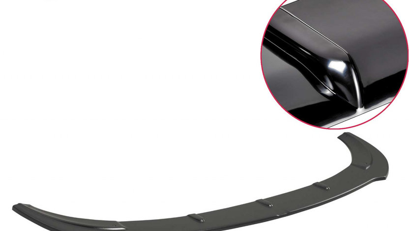 Prelungire Bara Fata Lip Spoiler Seat Leon 2 Cupra/FR 2009-2012 CSR-CSL145-G Plastic ABS negru lucios