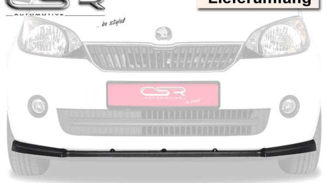 Prelungire Bara Fata Lip Spoiler Skoda Citigo toate modelele 2011- CSR-CSL055 Plastic ABS