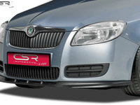 Prelungire Bara Fata Lip Spoiler Skoda Fabia 2 Typ 5J toate modelele in afara de RS 2007-2010 CSR-CSL025 Plastic ABS