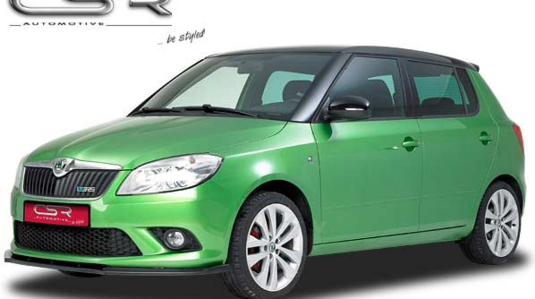 Prelungire Bara Fata Lip Spoiler Skoda Fabia 2 Typ 5J RS ab 2010 CSR-CSL026 Plastic ABS