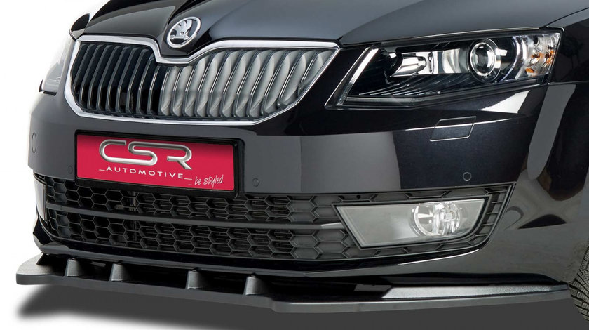 Prelungire Bara Fata Lip Spoiler Skoda Octavia 3 Typ 5E in afara de RS ab 2012 CSR-CSL134 Plastic ABS