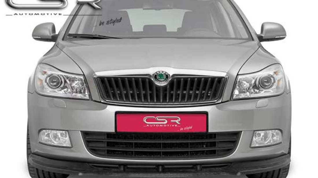 Prelungire Bara Fata Lip Spoiler Skoda Octavia II (1Z) toate modelele in afara de RS 2009-2013 CSR-CSL028 Plastic ABS