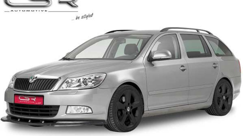 Prelungire Bara Fata Lip Spoiler Skoda Octavia II (1Z) toate modelele in afara de RS 2009-2013 CSR-CSL028 Plastic ABS