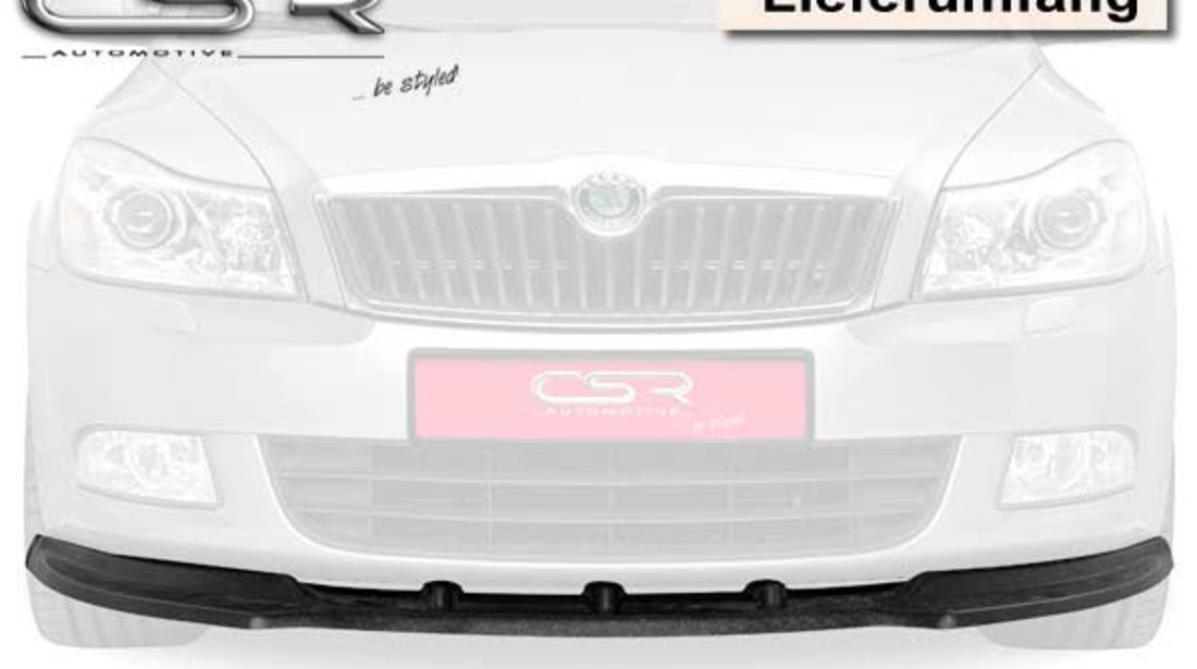 Prelungire Bara Fata Lip Spoiler Skoda Octavia II (1Z) toate modelele in afara de RS 2009-2013 CSR-CSL028 Plastic ABS