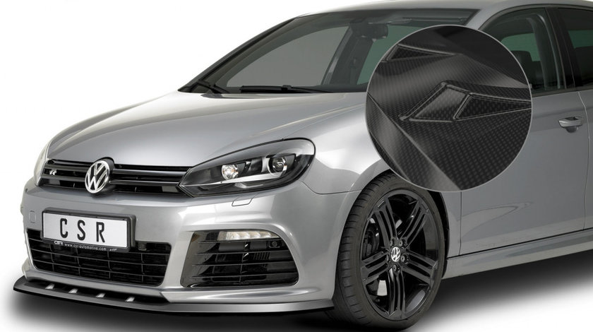 Prelungire Bara Fata Lip Spoiler VW Golf 6 R12 /2009-10/2012 CSR-CSL002-C Plastic ABS carbon look