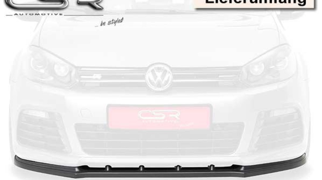 Prelungire Bara Fata Lip Spoiler VW Golf 6 R12 /2009-10/2012 CSR-CSL002-C Plastic ABS carbon look