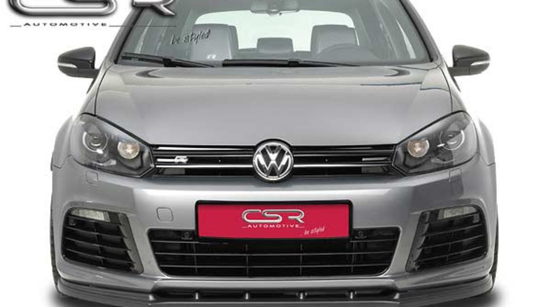 Prelungire Bara Fata Lip Spoiler VW Golf 6 R12 /2009-10/2012 CSR-CSL002 Plastic ABS