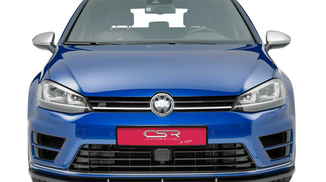Prelungire Bara Fata Lip Spoiler VW Golf 7 R ab 2013 CSR-CSL111 Plastic ABS