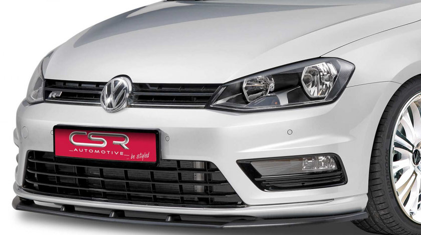 Prelungire Bara Fata Lip Spoiler VW Golf 7 R-Line ab 8/2012 CSR-CSL126 Plastic ABS