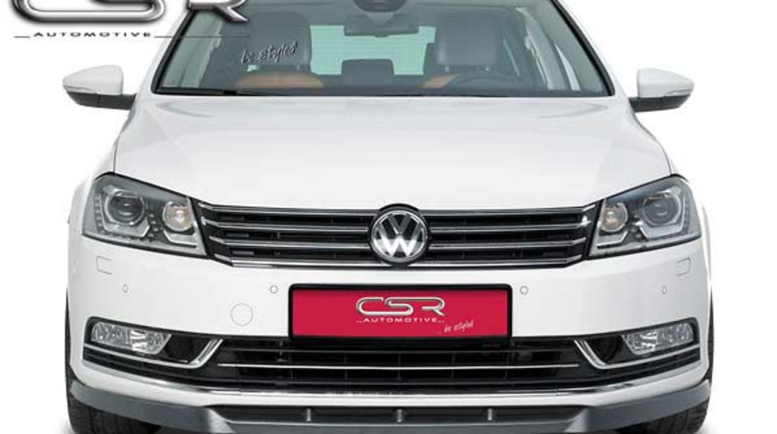 Prelungire Bara Fata Lip Spoiler VW Passat 3C B7 nicht passend pentru R und R-Line ab 11/2010 CSR-CSL039-G Plastic ABS negru lucios