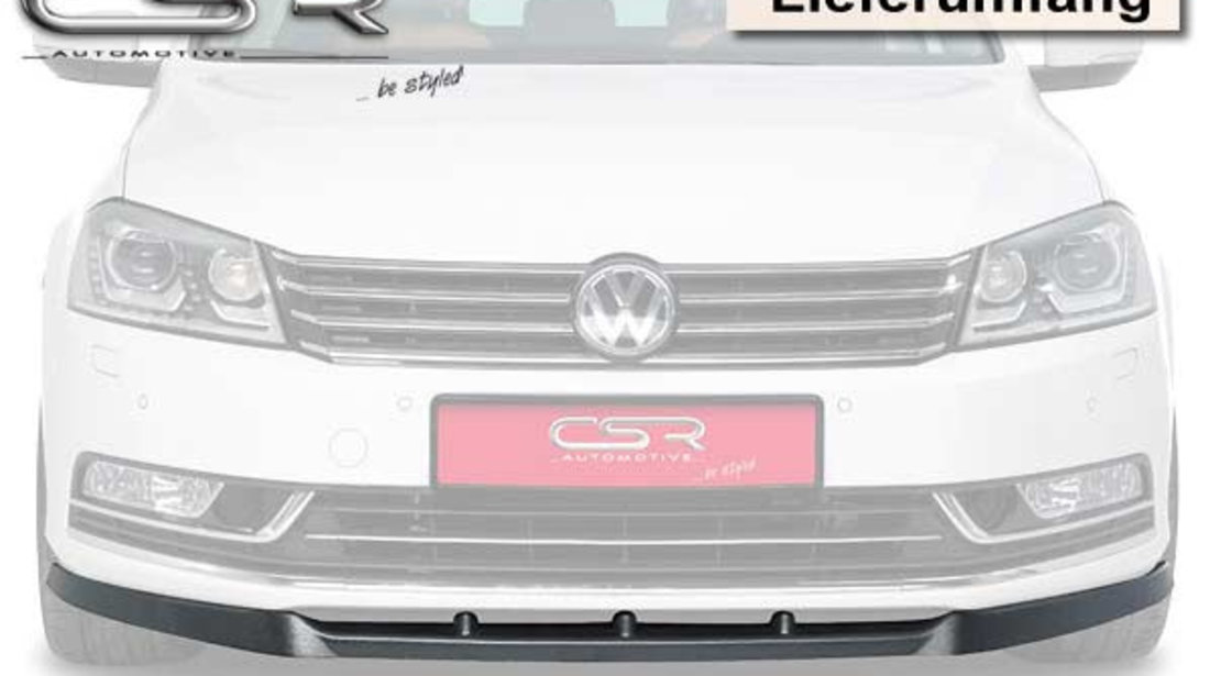 Prelungire Bara Fata Lip Spoiler VW Passat 3C B7 nicht passend pentru R und R-Line ab 11/2010 CSR-CSL039-C Plastic ABS carbon look